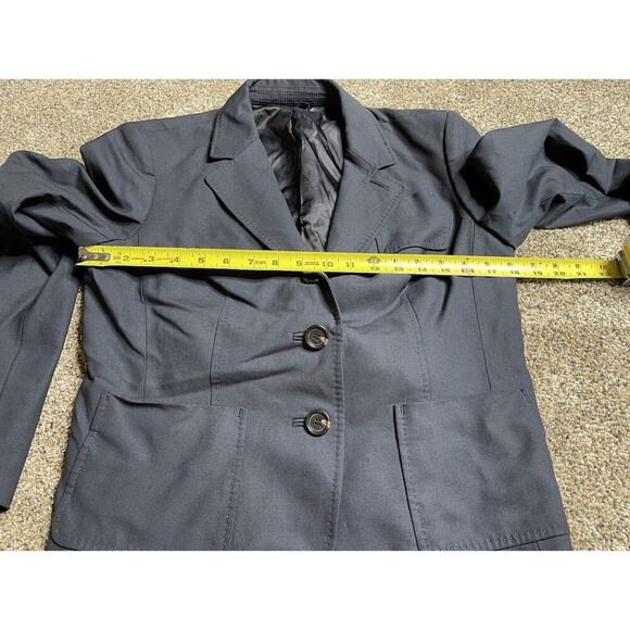 MARTIN + OSA Navy Wool Blend Blazer Jacket Women's Size Medium Career Classic - Picture 6 of 6